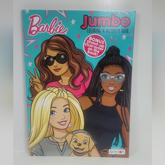 Barbie | Toys | Barbie Jumbo Coloring Activity Book | Poshmark